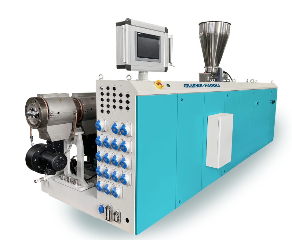 FLSP Series Counter-rotating Parallel Twin-screw Extruder —Ang Pagpili ng High-efficiency PVC Pipe Extrusion Production Line