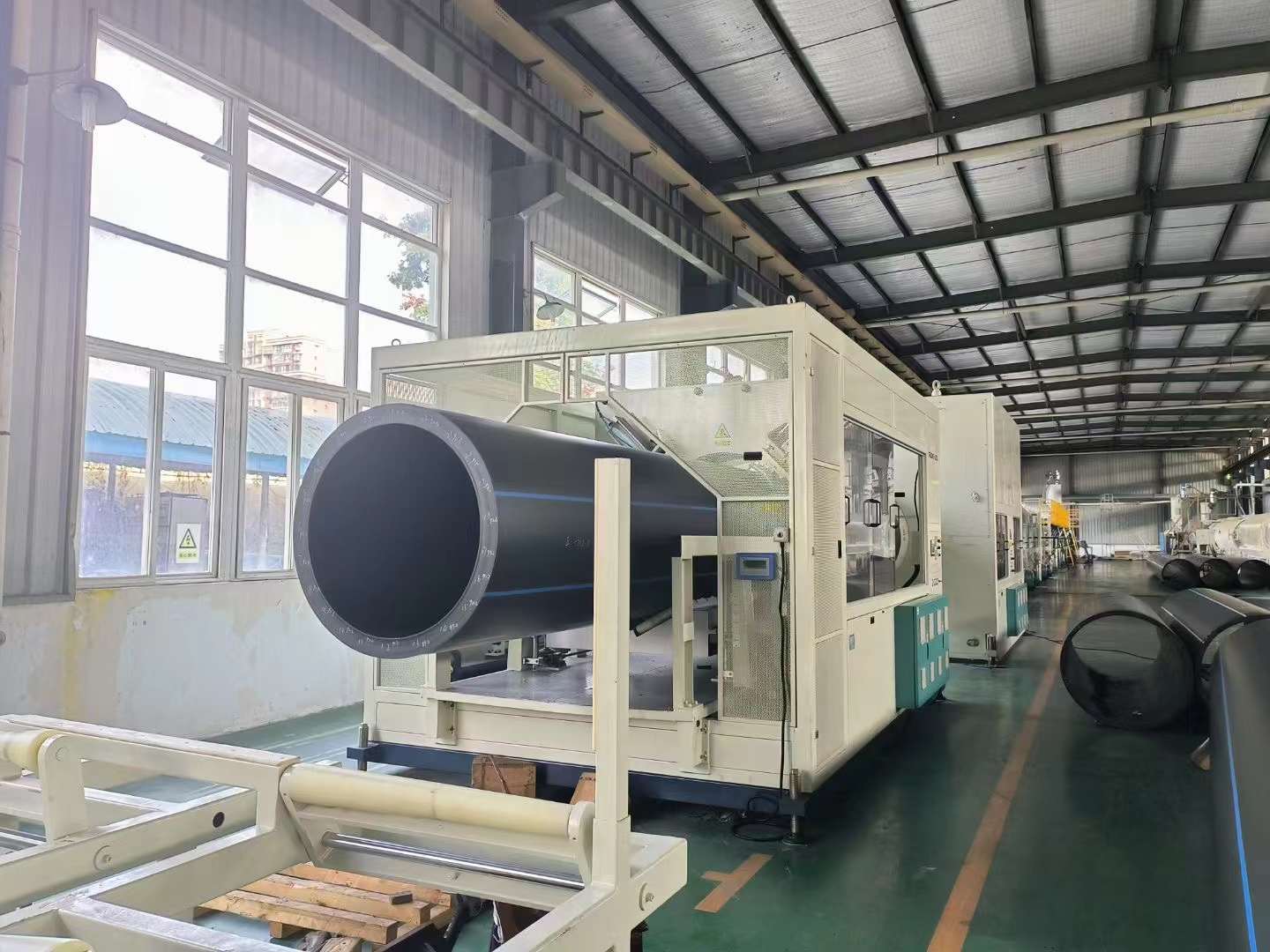 Mas mataas na diameter ng mga tubo ng HDPE at mga problema sa paglamig