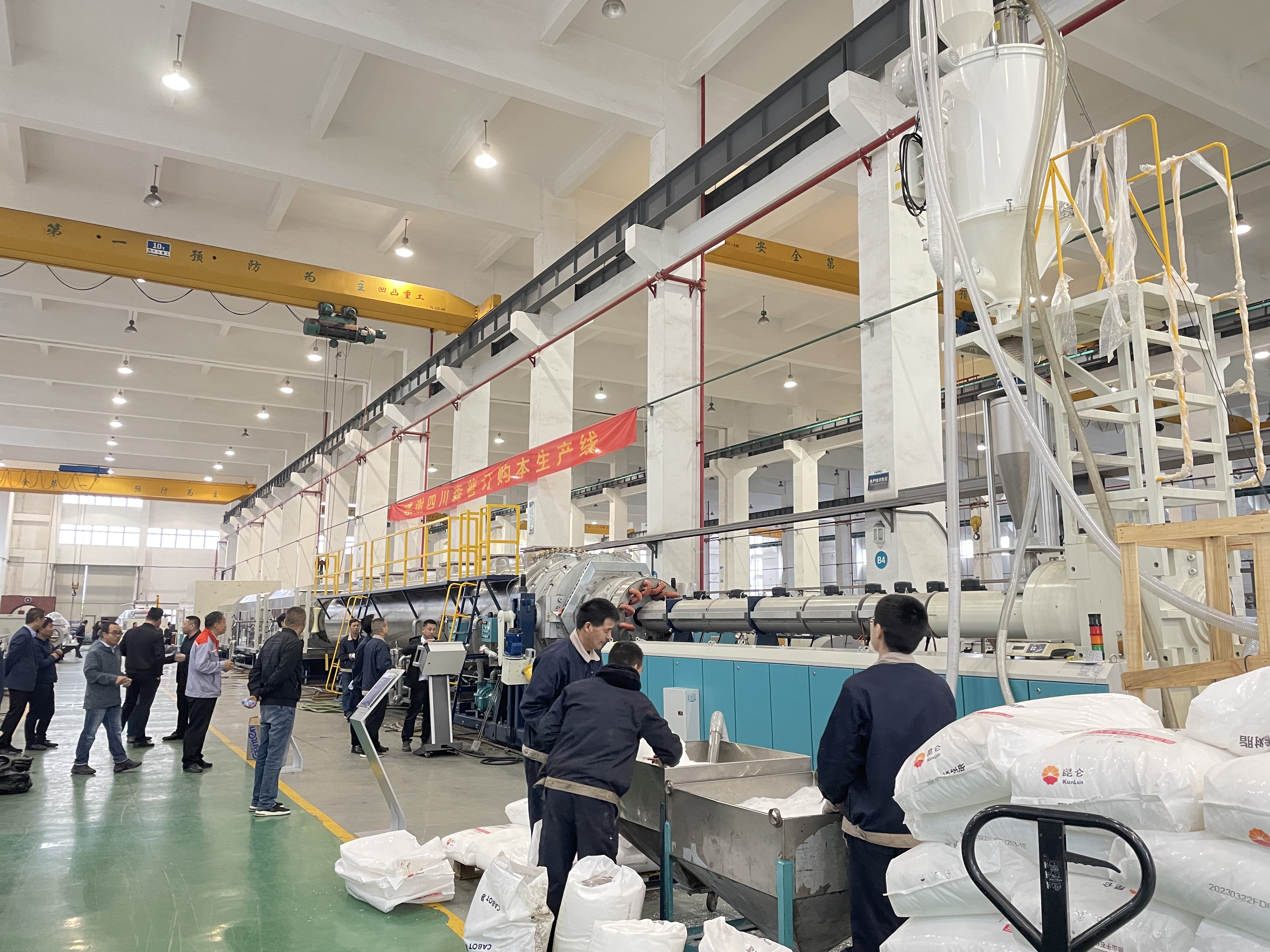 Mahalagang mga hakbang sa pagpapanatili para sa pagpapanatili ng isang plastic pipe extrusion line