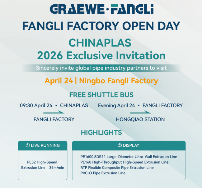 Kasabay na Kaganapan sa CHINAPLAS: Fangli Factory Open Day noong Abril 24