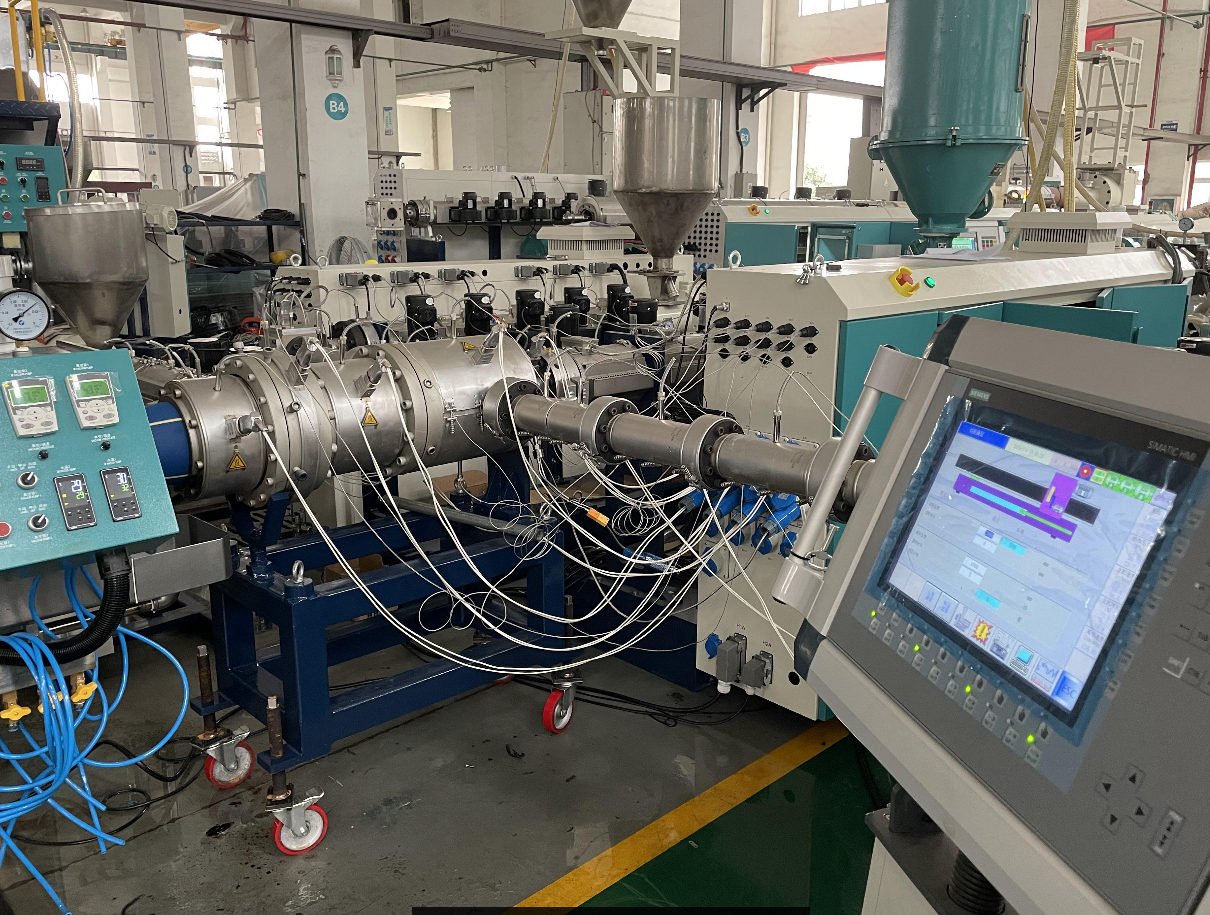 Ano ang gagawin kapag walang vacuum sa produksyon ng PE three-layer co-extrusion pipe equipment
