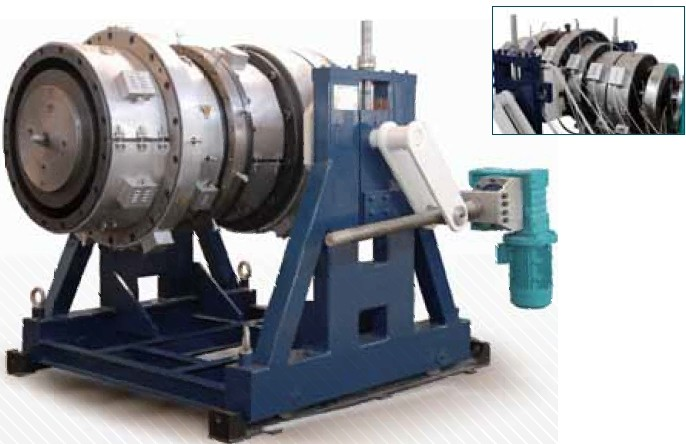 Ilang bahagi ang binubuo ng pipe extrusion head?